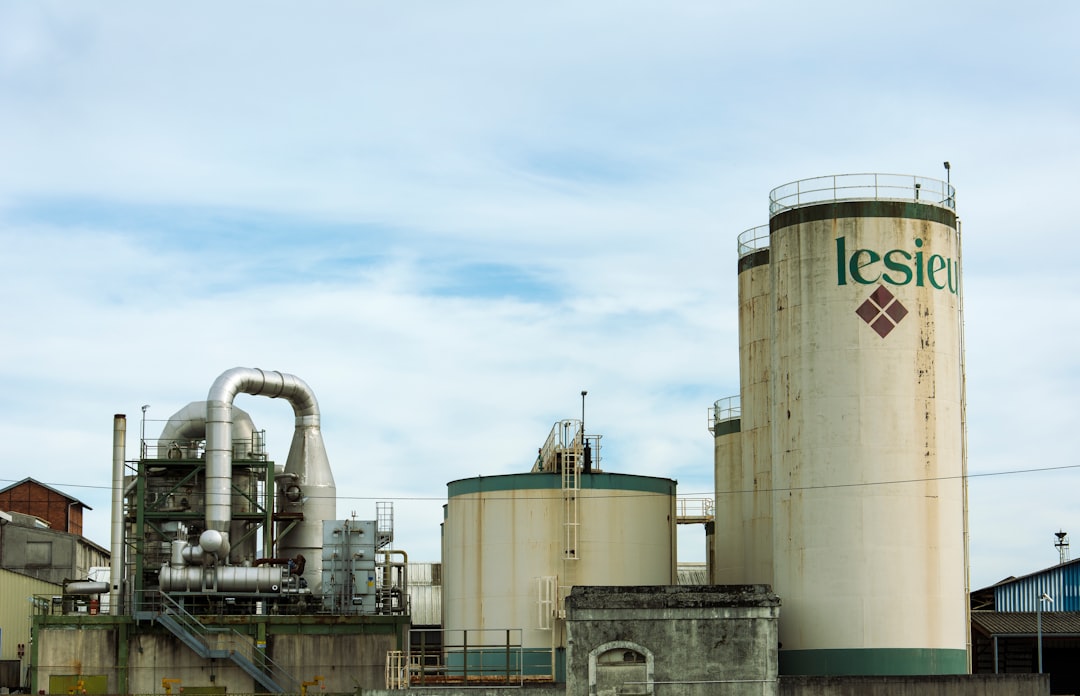 Silos at factory